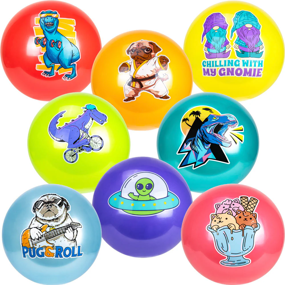 18" Inflatable Vinyl Ball Collection Mix #3