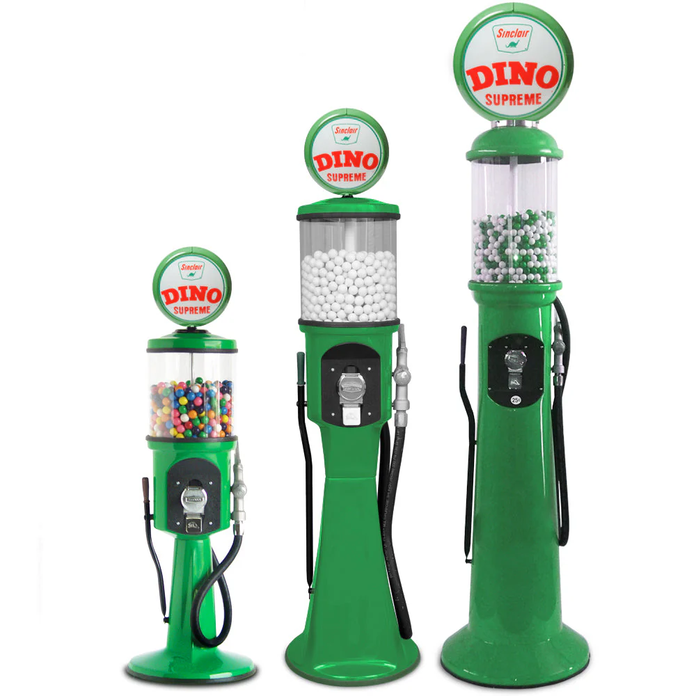 5' 4" Replica Gas Pump Gumball Machine - Image 2