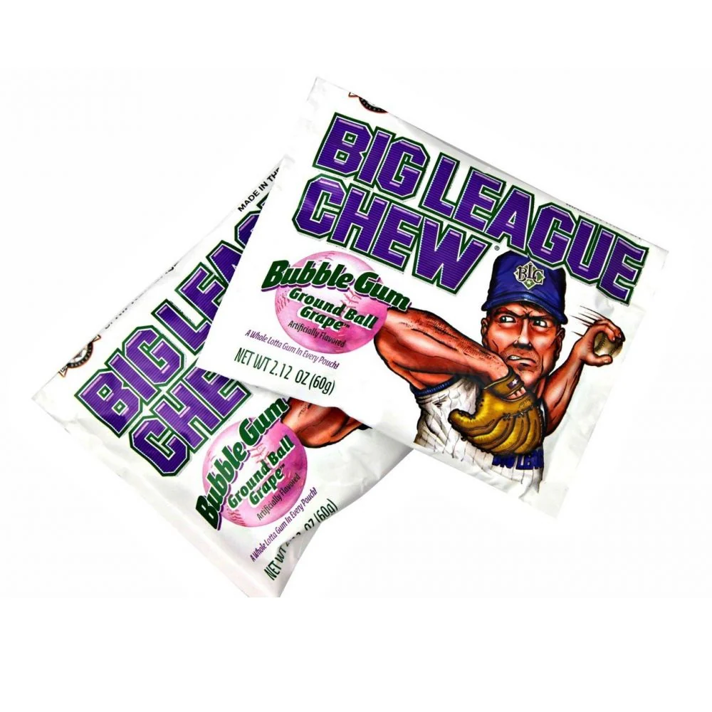 Big League Chew® Grape  Bubble Gum 108 ct/Case - Image 5