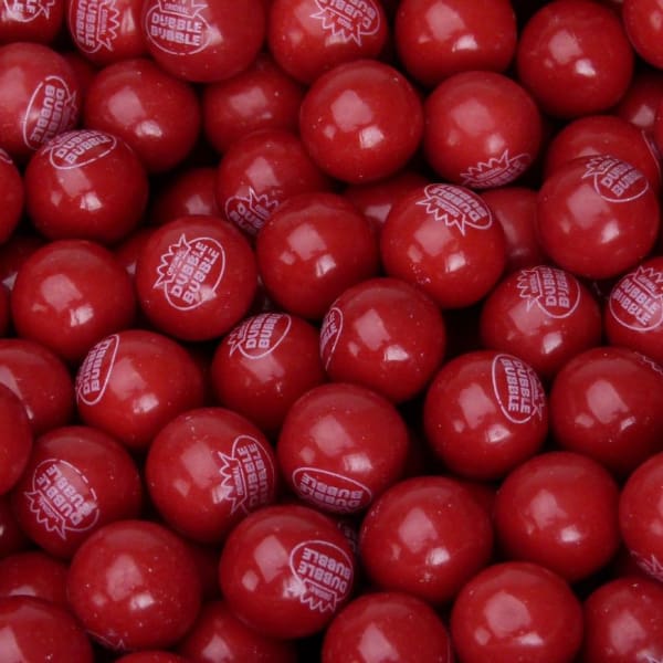 Dubble Bubble Black Cherry Gumballs (1"/850 count) - Image 2