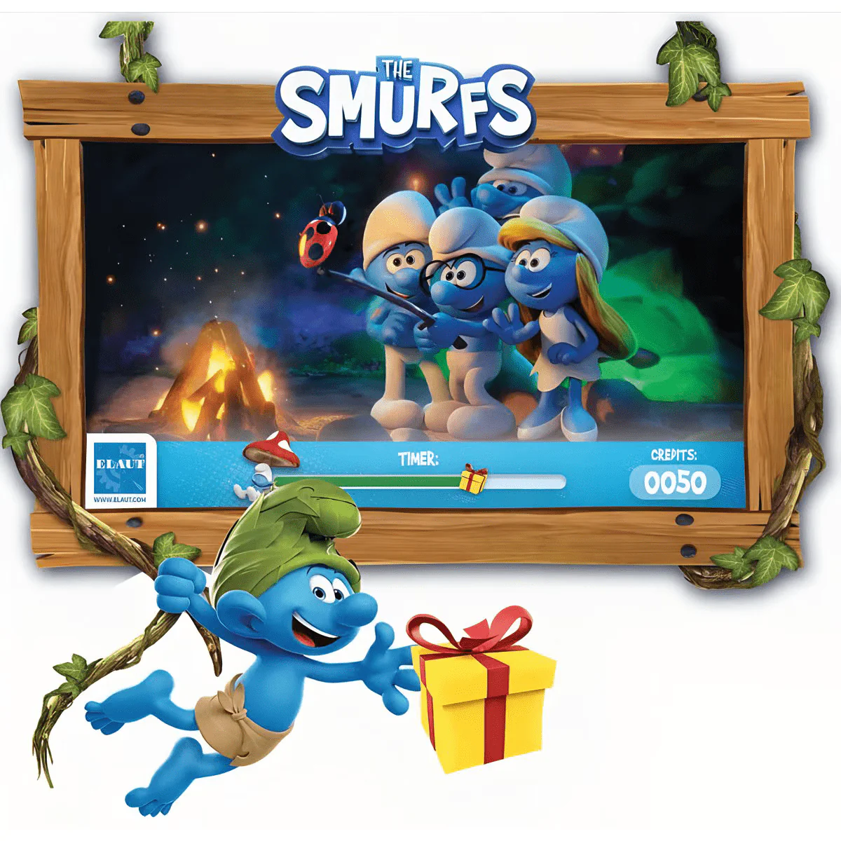 E-Claw The Smurfs Crane Machine - Image 5