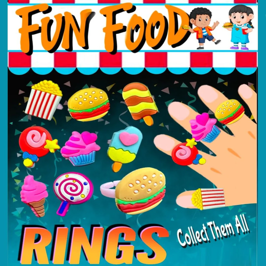 Fun Food Rings 1" Capsules