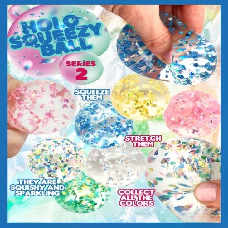 Holo Squeeze Balls 2" Capsules