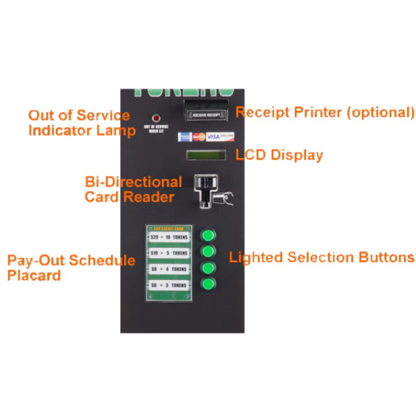 MC315RL-CC Standard Token Change Machine - Image 2