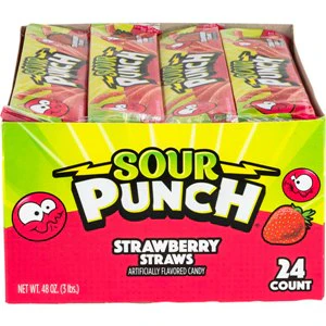 Sour Punch® Strawberry Straws (24pcs) - Image 3