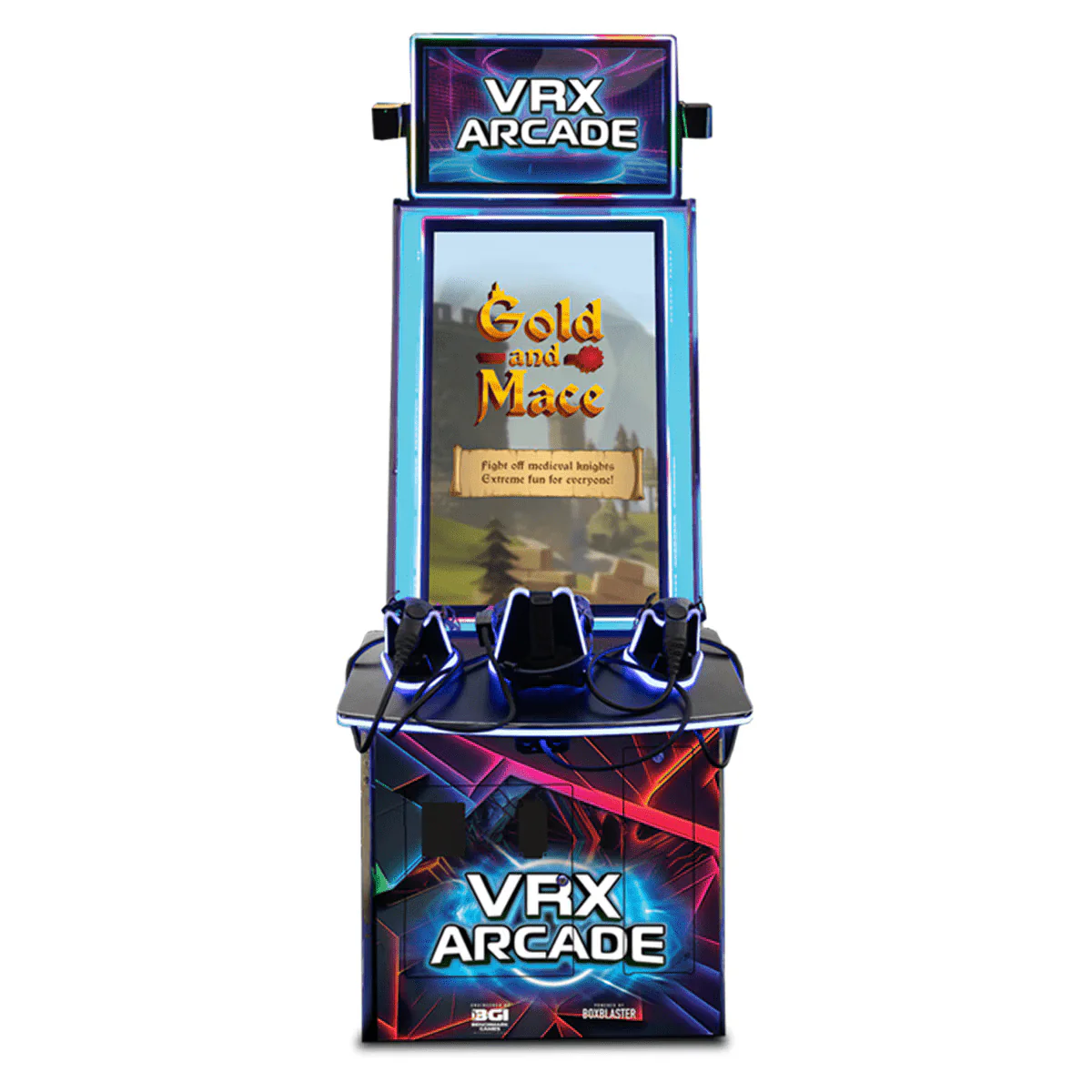 VRX Gold and Mace Virtual Reality Arcade Game